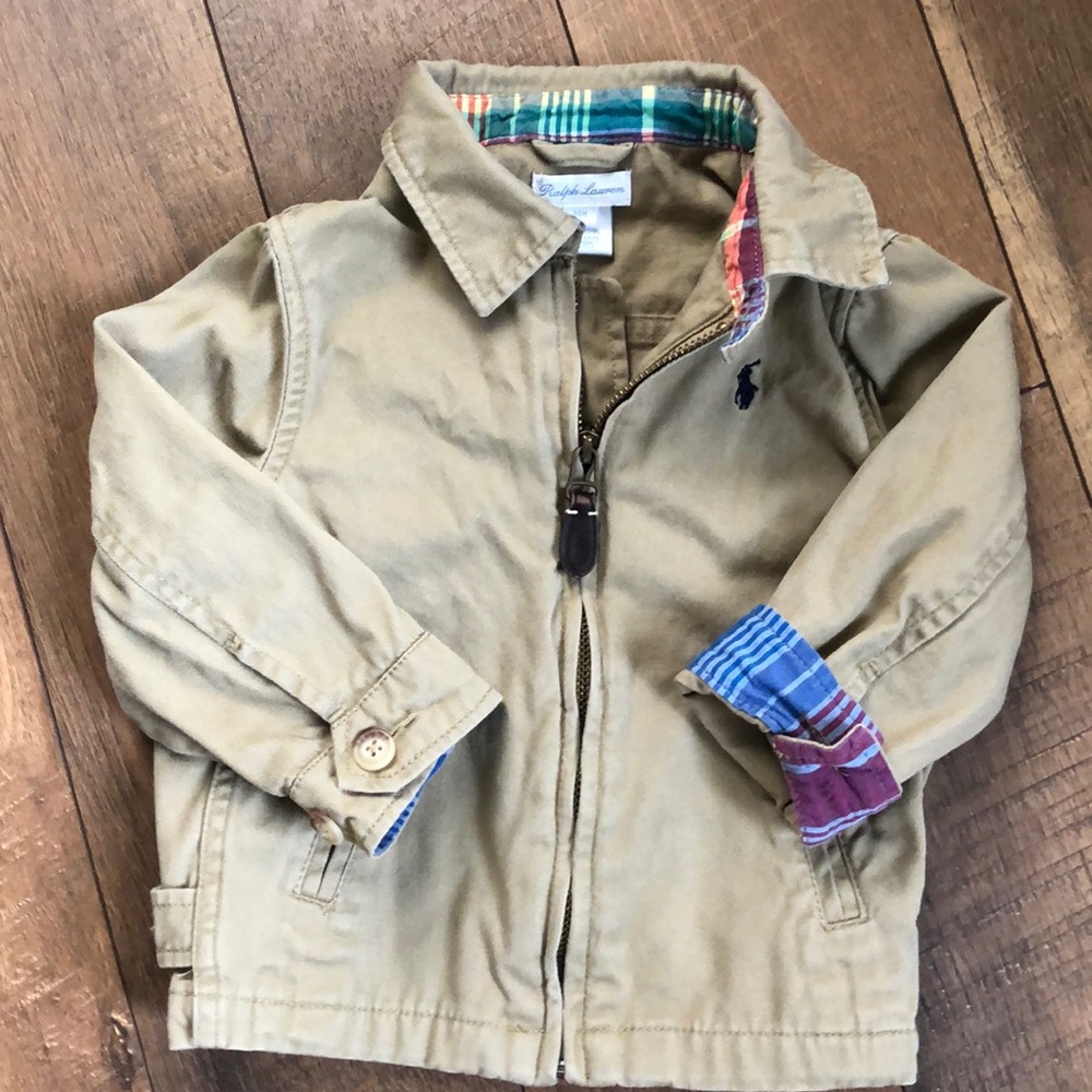 Ralph Lauren khaki canvas jacket 24month